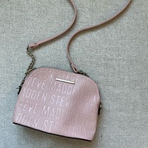 Steve Madden pink cross body bag